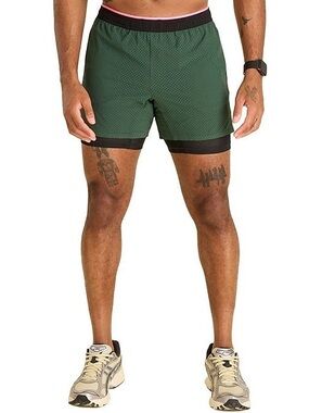 Chubbies Training Juniper Jumpers Shorts In Dark Green Sz XL 5.5”